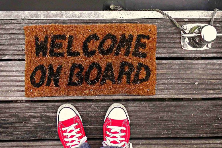 Welcome on Board Fußabtreter