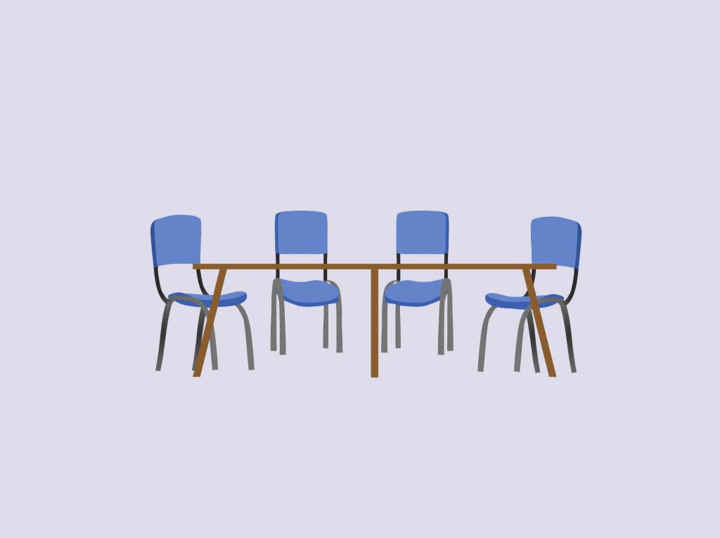 Stühle im Meeting-Raum